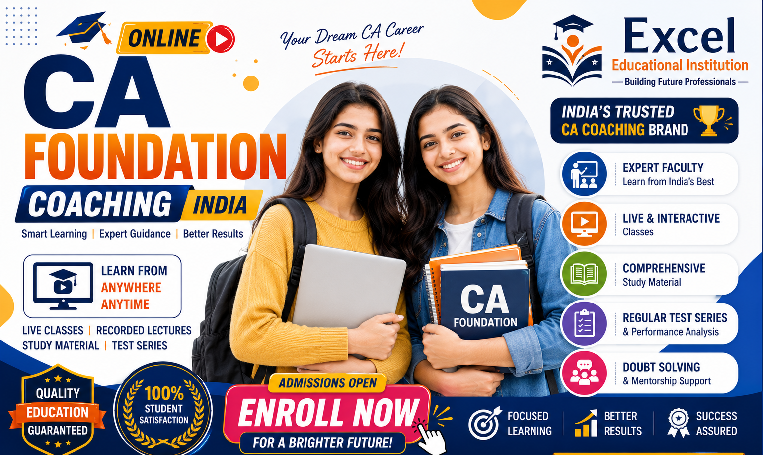 Best Online CA Foundation Coaching in India